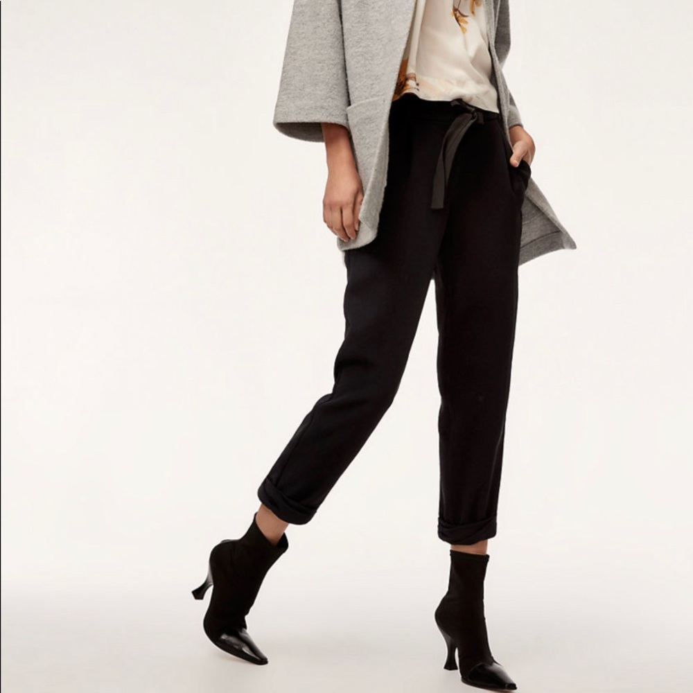 NWT Aritzia Wilfred Allant Pant - Black